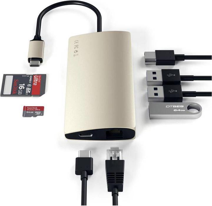 Produktbild Satechi ST-TCMA2G (Thunderbolt, USB-C, 7 Ports)