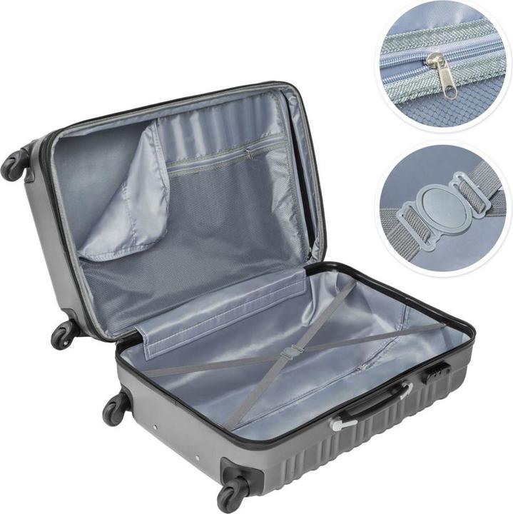 Immagine prodotto tectake Set di valigie rigide (106 l)