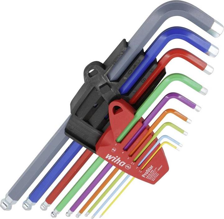 Actual product image Wiha Ball-end Allen key set