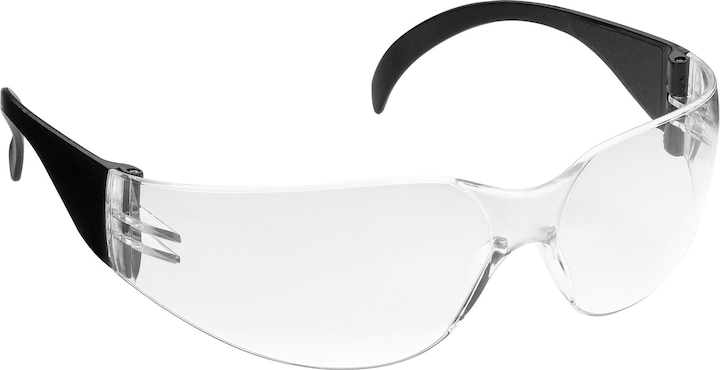 Productafbeelding M9400 Wraplite veiligheidsbril - Heldere glazen - Zwart montuur