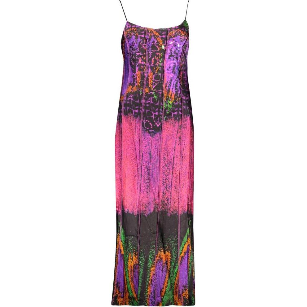 Desigual Donna Rosso Donne, Vestiti, Viola Viscose Women Dress, (L)