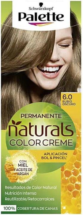 Palette NATURAL tinte #6.0-rubio oscuro (6.0)