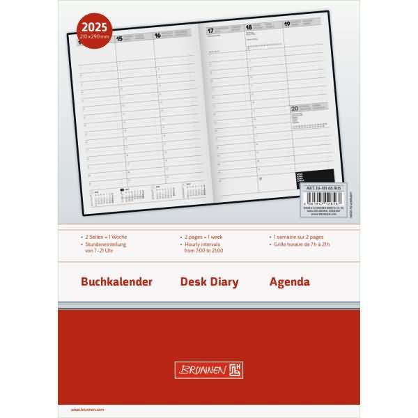 Immagine prodotto Calendario a libro modello 781 (2025) (A4, Francese, Inglese, Italiano, Tedesco)