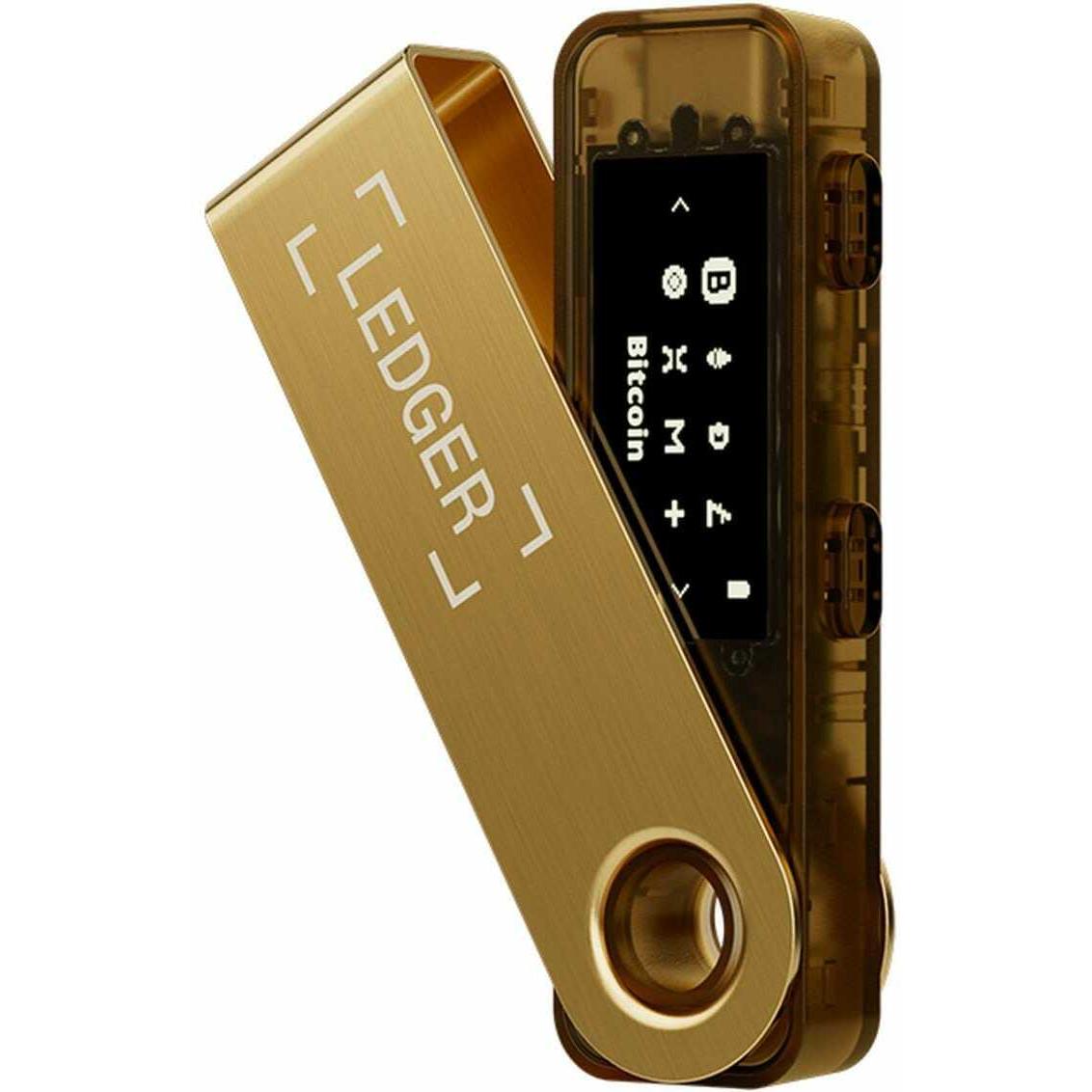 Ledger Nano S Plus - Gold (Ethereum Classic, Bitcoin, Dash, Dogecoin, Litecoin, Weitere), Crypto Wallet, Gold