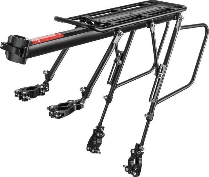 Rockbros 33210004001 bicycle rack with shelf - black