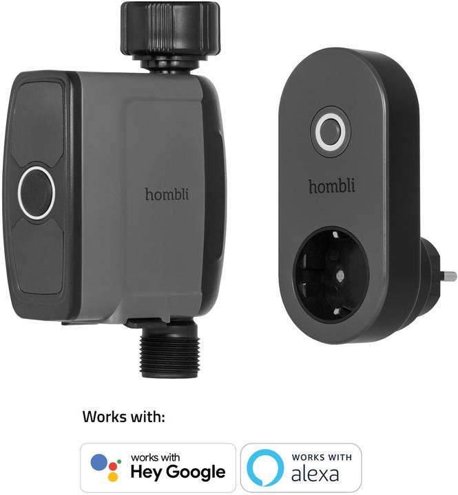 Immagine prodotto Hombli Regolatore d'acqua intelligente per esterni (Computer per l'irrigazione)