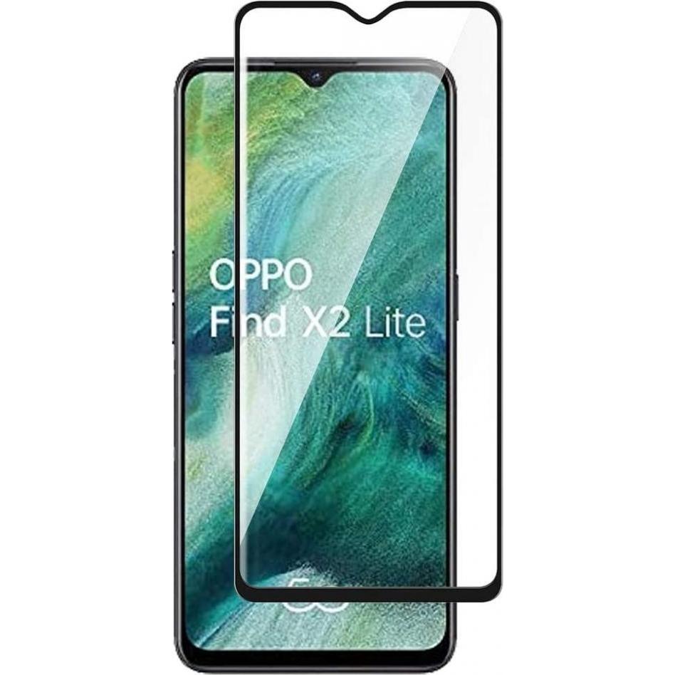 Screenguard Oppo Find X2 Lite Full Screen Panzerglas Schutzfolie 2.5D 9H (1 Stück, Oppo Find X2 Lite), Smartphone Schutz...