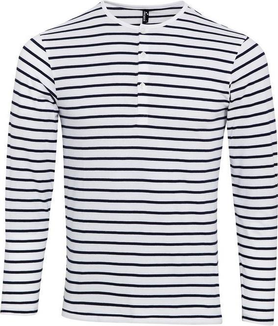 Produktbild Premier Long John Stripe TShirt mit gerollten Ärmeln (S)