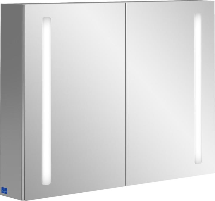 Produktbild Villeroy & Boch My View 14 Spiegelschrank A42180, 800 x 750 x 173 mm, mit LED- Beleuchtung vertikal