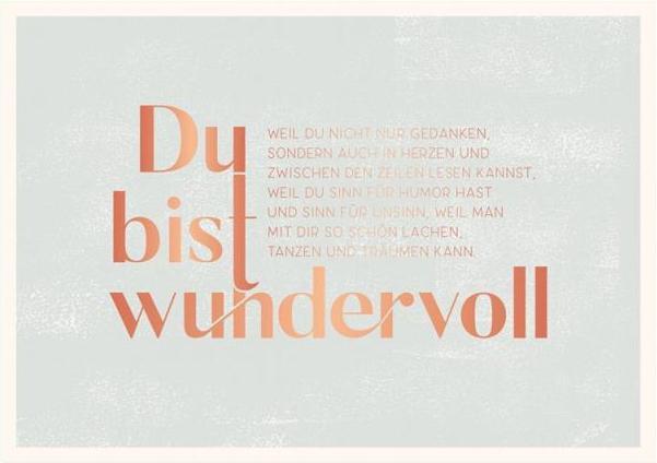 Cartolina Vintage Art Sei meraviglioso