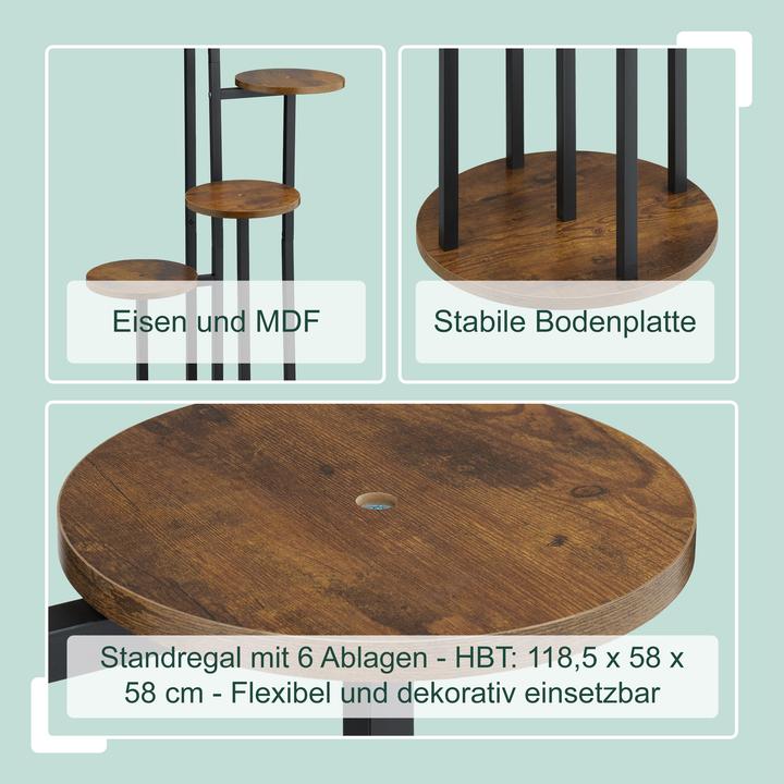 Actual product image Relaxdays Pflanzenständer Industrial Design
