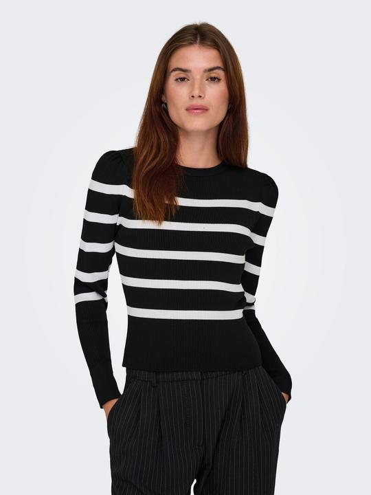 Immagine prodotto Only Maglione con maniche a sbuffo che abbraccia il corpo (M)