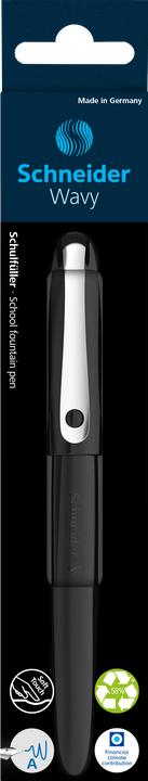 Image du produit Magni Schneider Novus Stylo Ecrivain Wavy A noir Etui carton (Noir, 1 x)