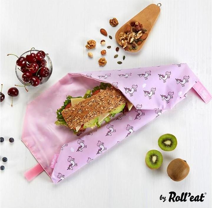 Produktbild Roll'Eat Lunchbeutel BocnRoll Animals Rosa, Einhorn