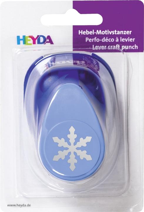 Actual product image Heyda Motif punch for cardboard up to 220g/sqm large snowflake approx. 25x25mm