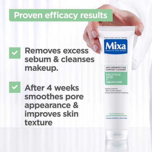 Produktbild Mixa Anti-Imperfection Comfort Cleanser 150 ml (Reinigungstücher Gesicht, 150 ml)