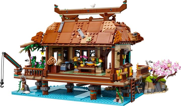 Actual product image LEGO Bricklink 910036 Pile dwelling by the sea