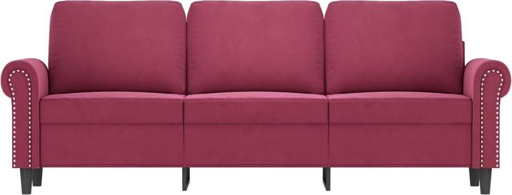 Produktbild vidaXL 3-Sitzer-Sofa 180 cm Samt (3-Sitzer)