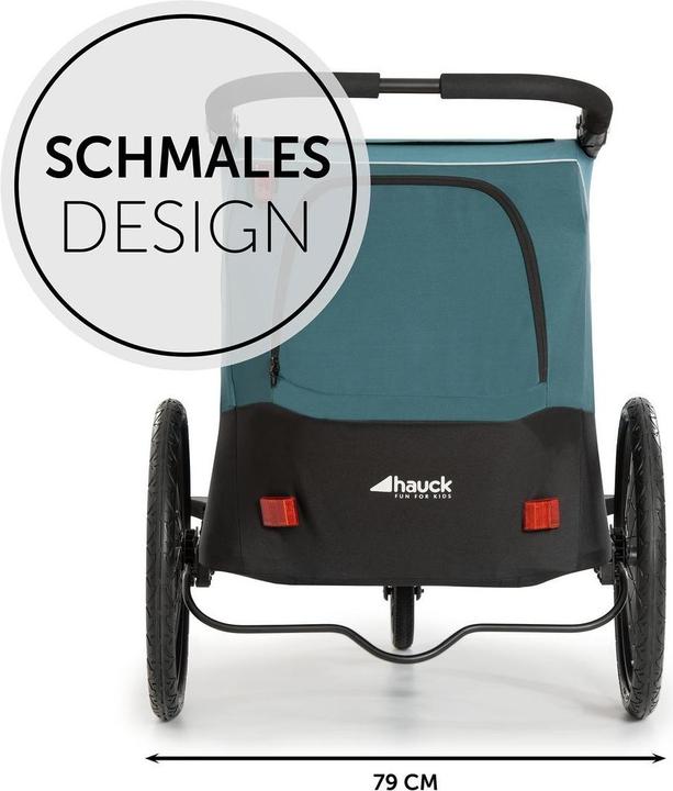 Produktbild Hauck 2in1 Fahrradanhänger Sparset Dryk Duo - für