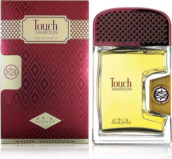 Actual product image Nabeel Elite Collection Touch Maroon Eau De Parfum Spray 80ml (Eau de parfum, 80 ml)