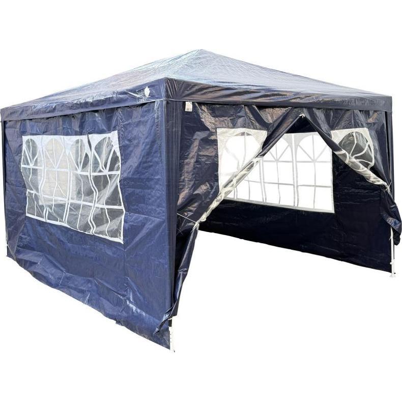 Saska Garden, Gazebo, Pawilon Namiot Ogrodowy 3x4x2.5m Granatowy (400 cm, 300 cm)