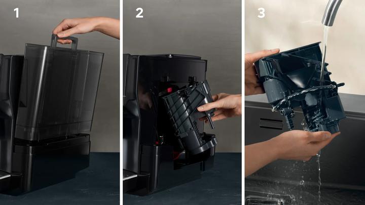 Productafbeelding Siemens Kaffeevollautomat, EQ700 classic, Silber, Wassertank, TP717DF6, ID TP717DF6