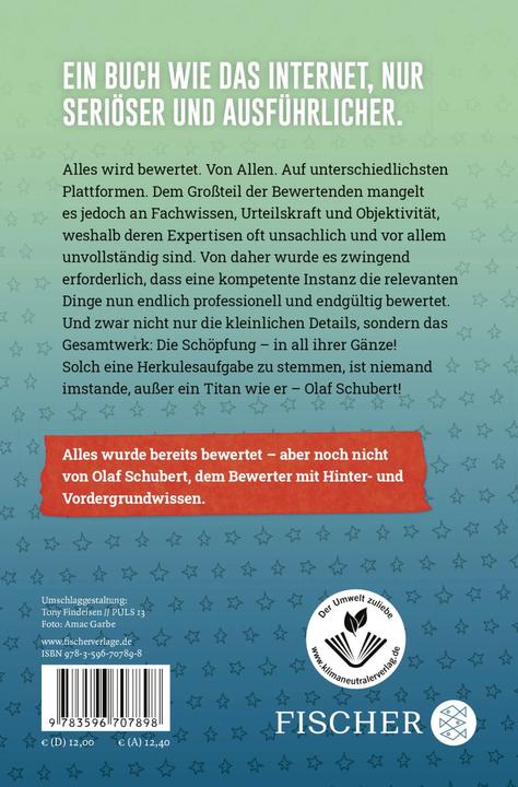 Produktbild Olaf Schubert bewertet die Schöpfung (Deutsch, Olaf Schubert, Stephan Ludwig, 2022)