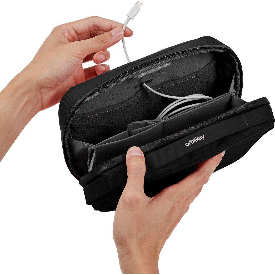 Thumbnail - Orbitkey, Reisezubehör, 2-in-1 Tech Pouch, Schwarz, (Tasche)