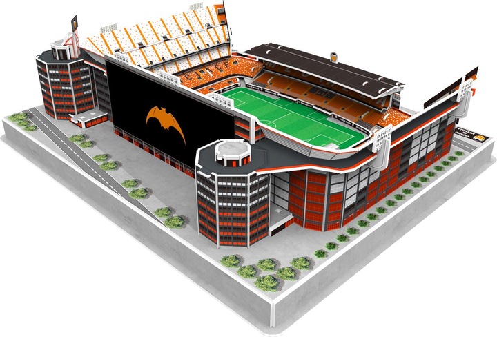 Immagine prodotto Eleven Force Valencia CF Mestalla Stadio 3D Puzzle con LED (87 pezzi)