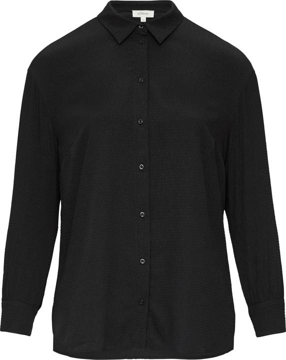 Produktbild S.Oliver Bluse Strukturierte Hemdbluse mit Raffung (54)