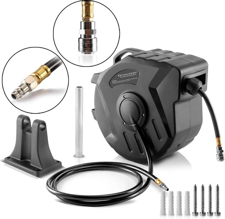 Immagine prodotto Stahlwerk Avvolgitubo automatico per aria compressa 20m 18 bar