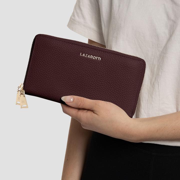 Actual product image Lazarotti Bologna Leather Geldbörse RFID Schutz Leder 20 cm