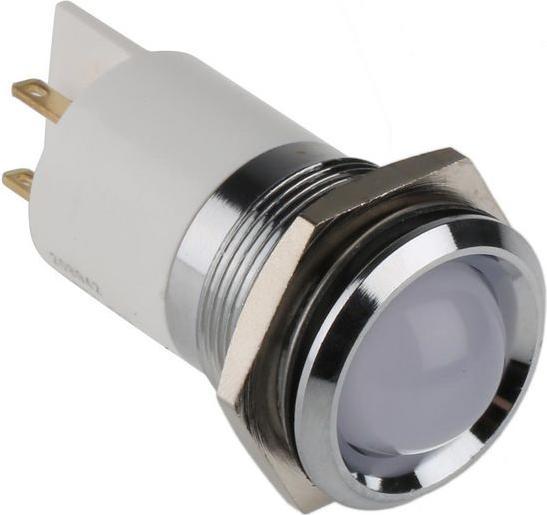 Produktbild RS PRO LED erhaben 22mm chrom 24Vdc 3-farbig