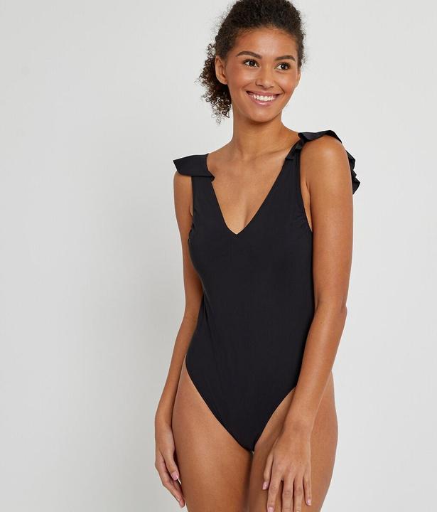 Produktbild La Redoute Collections Badeanzug mit Volants hinten (42)