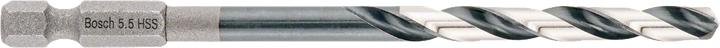 Produktbild Bosch Professional Zubehör HSS Spiralbohrer mit Sechskantschaft 5,5 mm (5.50 Millimeter)