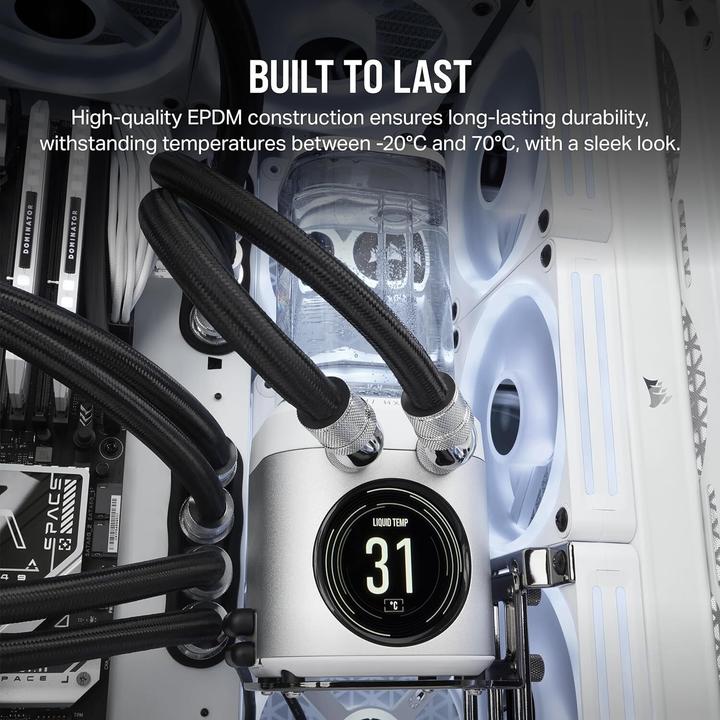 Immagine prodotto Corsair Tubo a rete Hydro X Series XT Softline (3 m, Materiale sintetico)