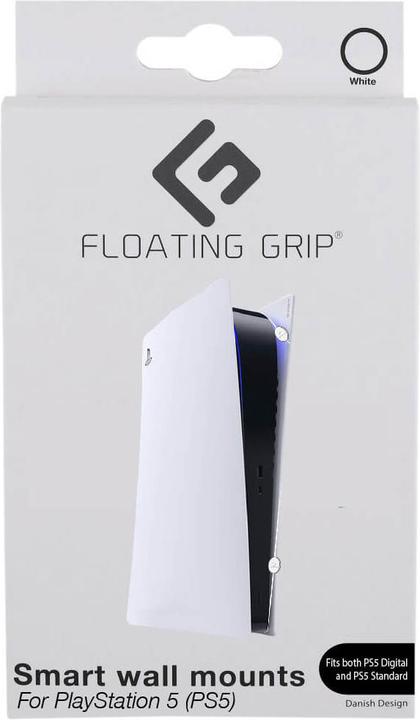 Image du produit Floating Grip Support mural pour Playstation 5 par White (PS5)