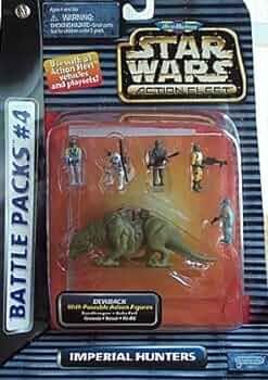 Image du produit Takara Tomy Star Wars Micro Machines Dewback Battle Packs #4 Galactic Hunters