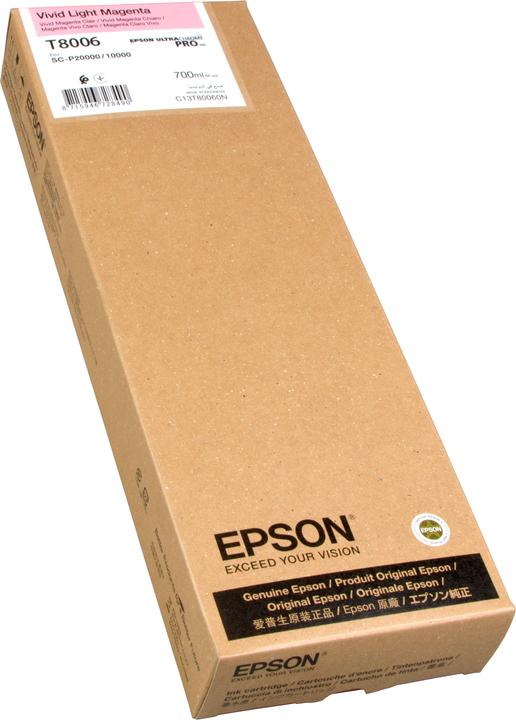 Produktbild Epson Singlepack Vivid Light Magenta T800600 UltraChrome PRO 700ml (LM)