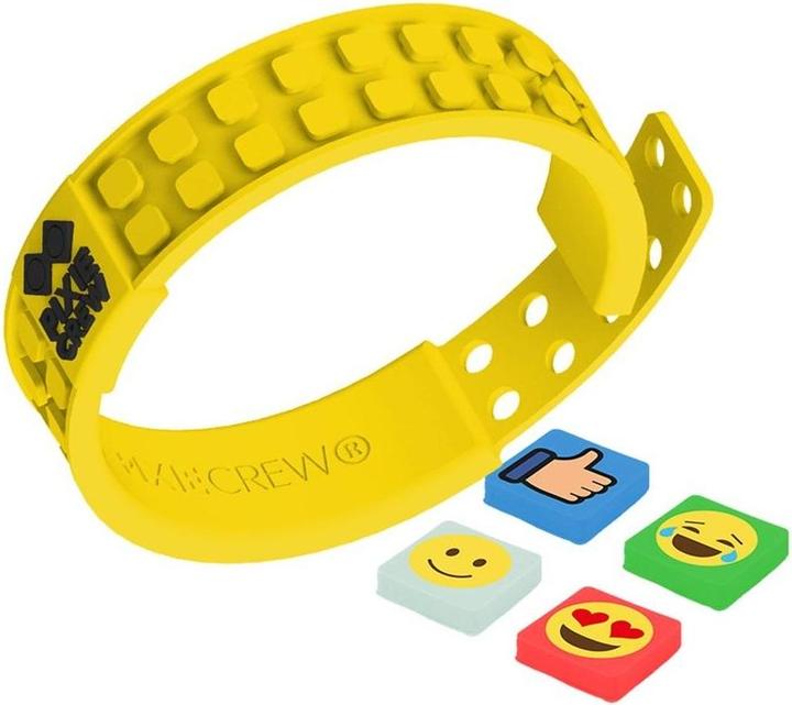 Immagine prodotto Pixie Crew Silikonarmband mit Emoticons (21 cm, Silicone)