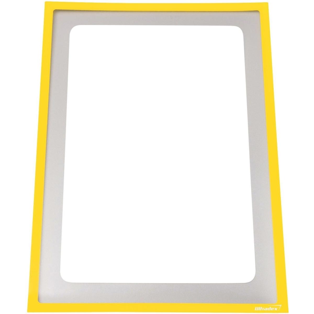 Ultradex, Informationsschild, Infotasche magnetisch für DIN A3 435x312mm VE=5 Stück gelb