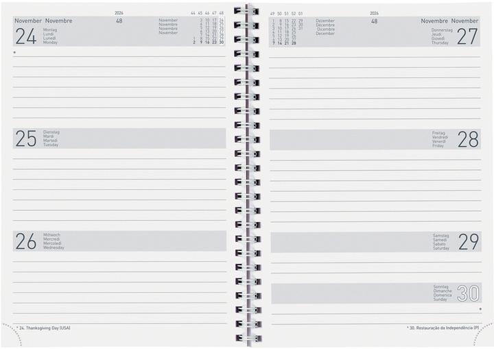 Image du produit Biella Agenda commercial Dispo Term Wire-O (14,5 x 20,5 cm, Allemand)
