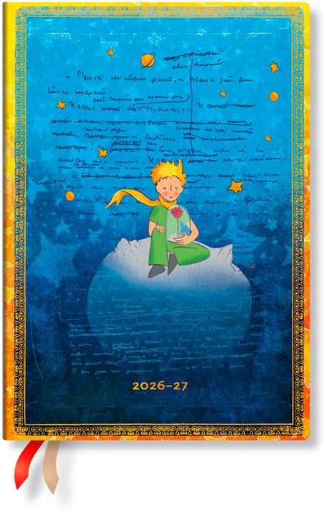 Paperblanks PAPERBLAN Agenda kleine Prinz Midi 26/27 DD1730-2 1W/2S 18M DE HOR HC 13x18cm (13x18cm, 1 Woche / 2 Seiten)