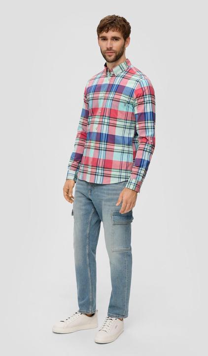 Immagine prodotto s.Oliver Hemd Kariertes Hemd im Slim Fit (L)