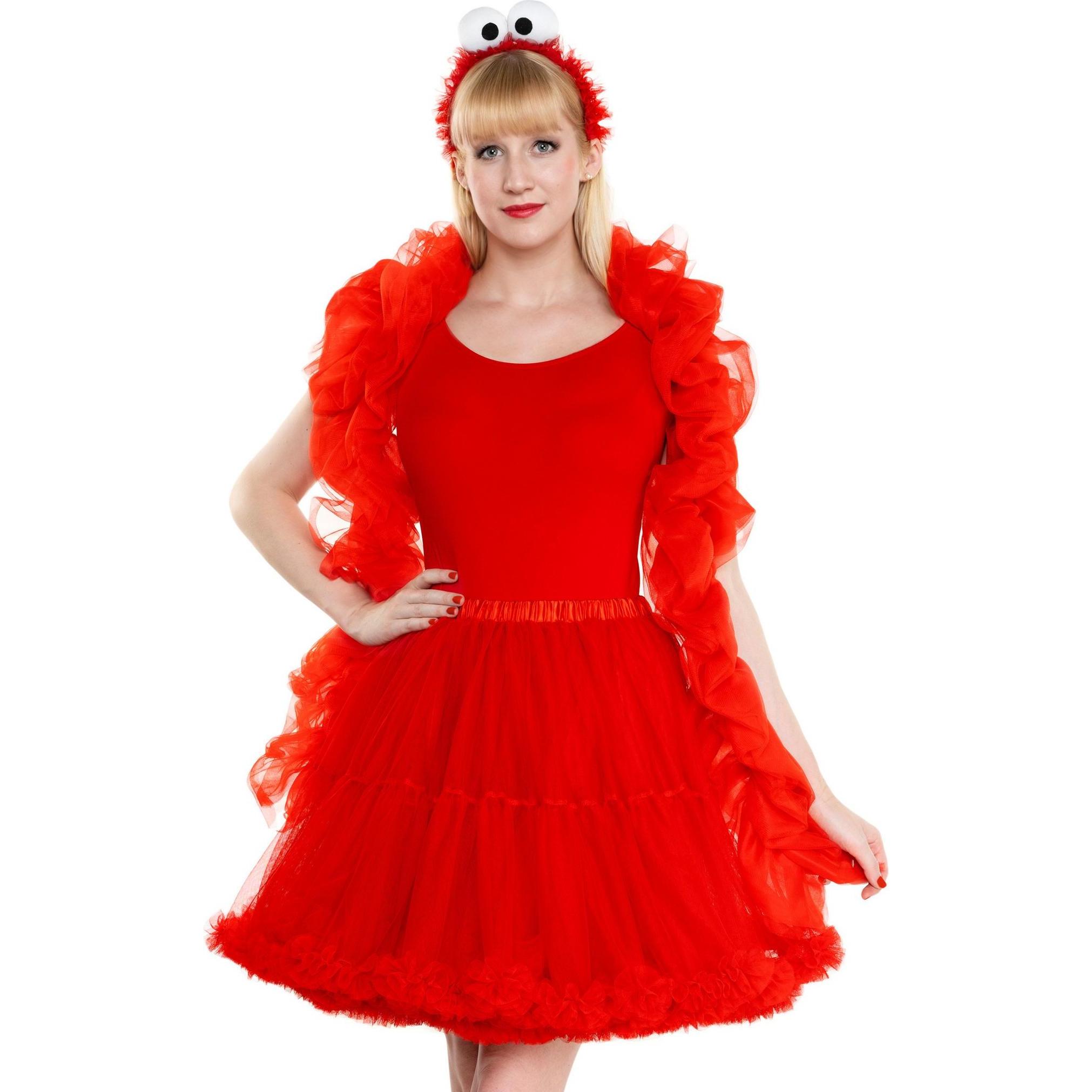 Thumbnail - Maskworld Die Sesamstrasse Elmo Tutu - Kostüm für Fasching (One Size)