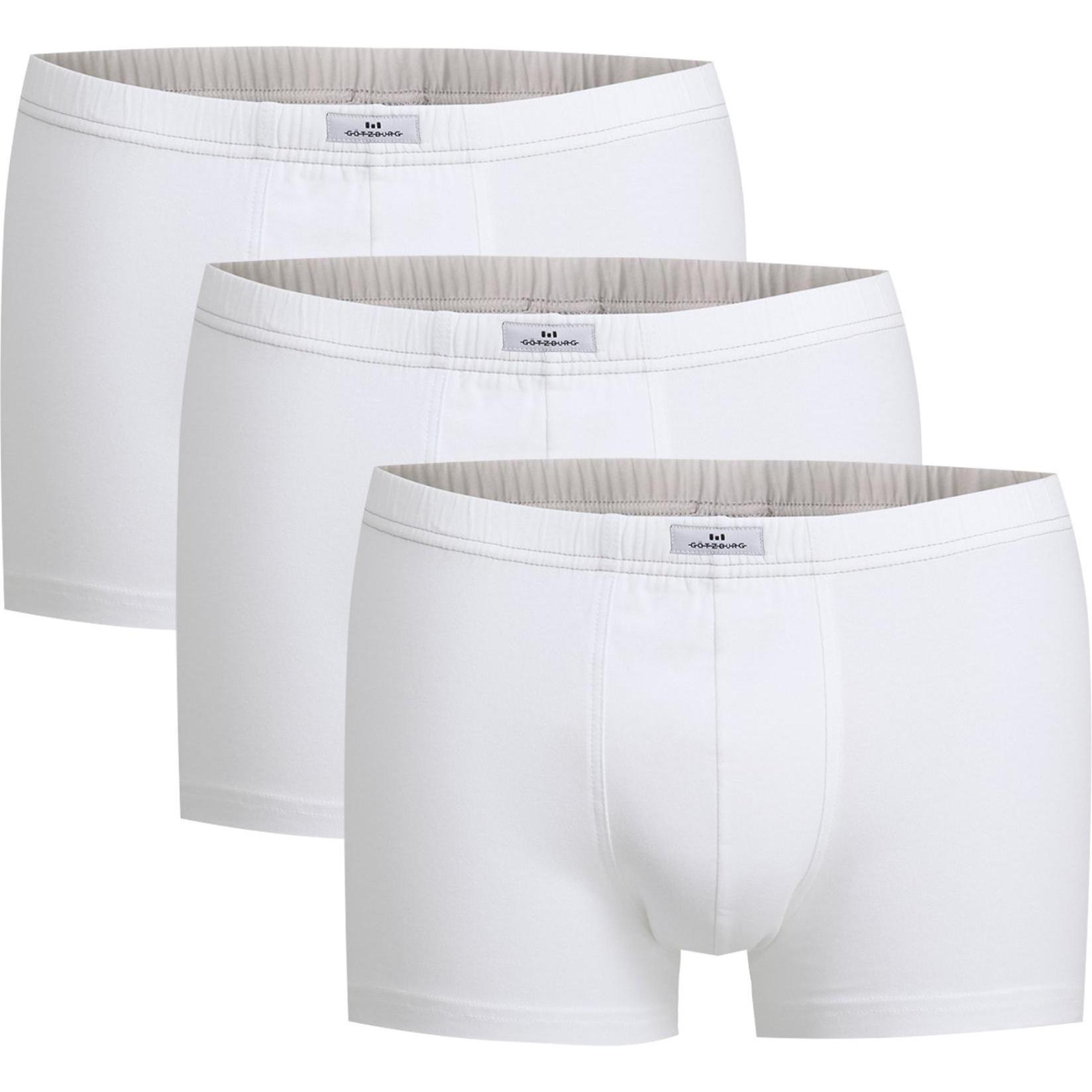Götzburg, Herren, Unterhosen, Boxershort Casual Figurbetont, (L, 3er Pack)