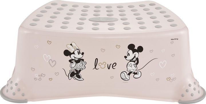 Actual product image keeeper kids step stool tomek "Minnie", nordic-pink
