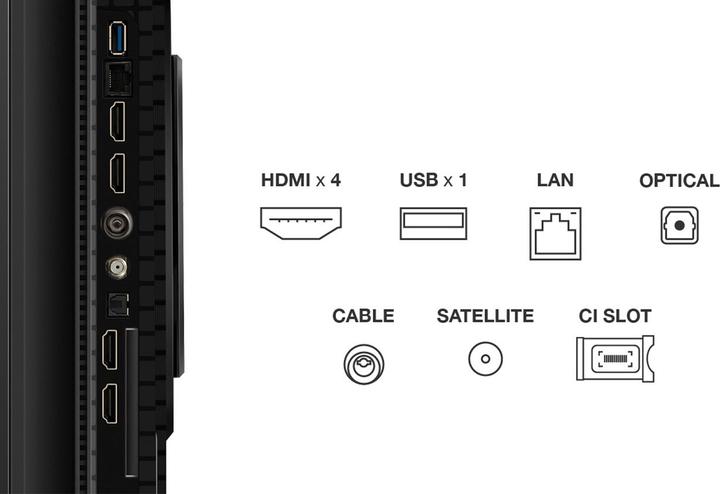 Actual product image TCL 65P8K 65" 4K QLED HDR Smart TV (65", QLED, 4K, 2025)