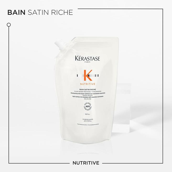 Actual product image Kérastase Bain Satin Riche (Liquid shampoo, 500 ml)