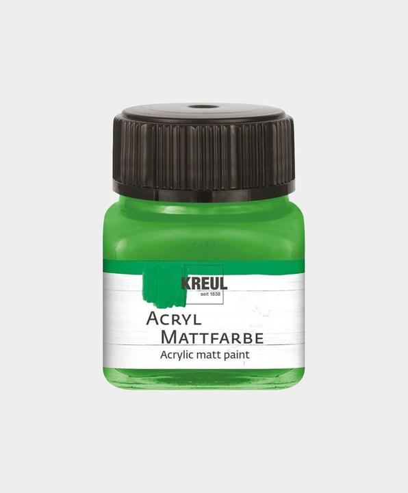 Immagine prodotto Kreul Vernice acrilica opaca, 20 ml (Verde chiaro, 20 ml)